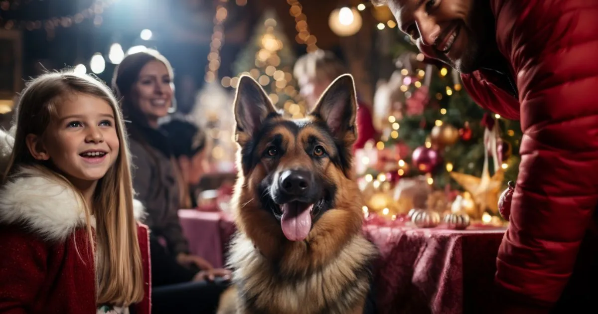 German-Shepherd-and-family-spending-Christmas-Knose