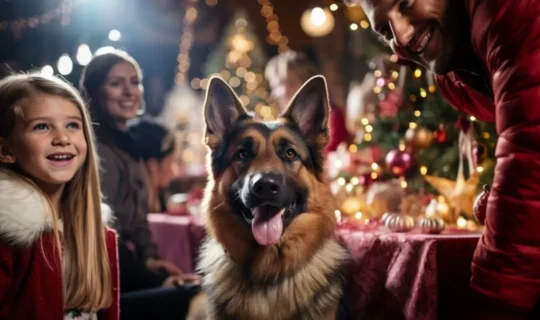 German-Shepherd-and-family-spending-Christmas-Knose